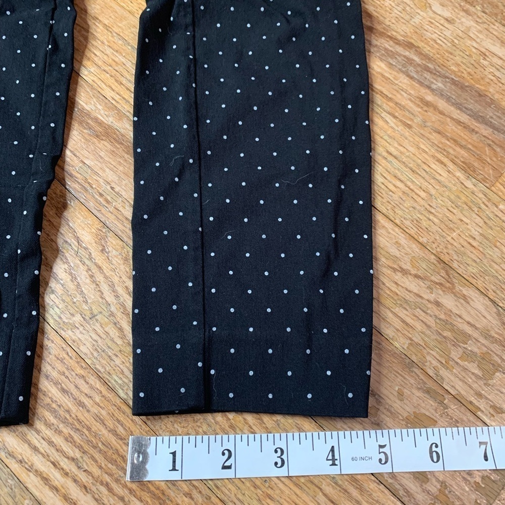 Ricki’s Polka Dot Slim Leg Ankle Pants - Size 2 - Picture 6 of 8